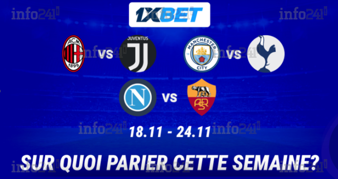 Manchester City vs Tottenham et la Serie A bouillonnante&nbsp;: choisissez vos favoris pour les grands matches de la semaine&nbsp;!