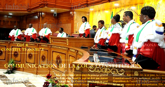 La Cour constitutionnelle du Gabon&nbsp;: trahison de la Constitution et feu des révoltes futures