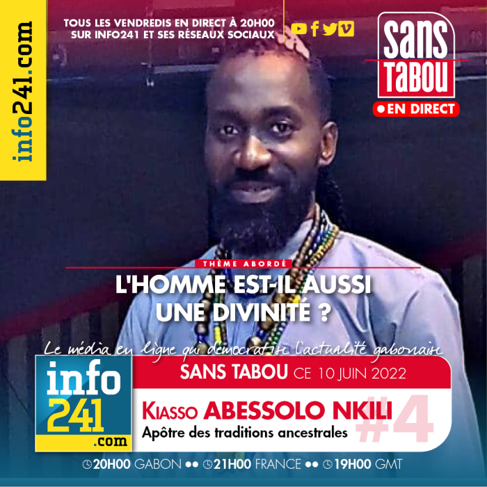 Sans tabou #4&nbsp;: «&nbsp;L’homme est-il aussi une divinité&nbsp;?&nbsp;», ce vendredi 10 juin sur Info241
